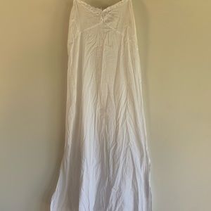 White 100% Cotton Papillon Dress